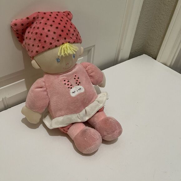 Kids Preferred Blonde Soft Doll Bunny Shirt Polka Dots 2019 Stuffed Toy Plush 13 - Picture 4 of 7